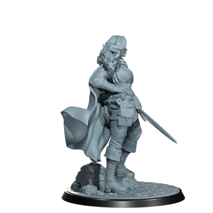 Arannis Windwhisper, Elven Ranger | Dungeons and Damsels | Cosmondo | 28mm, 32mm, 75mm | Dungeons & Dragons | TTRPG | RPG | Resin