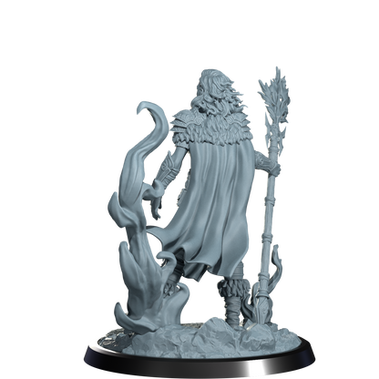 Ignara Flameborn, Fire Genasi Barbarian | Dungeons and Damsels | Cosmondo | 28mm, 32mm, 75mm | Dungeons & Dragons | TTRPG | RPG | Resin