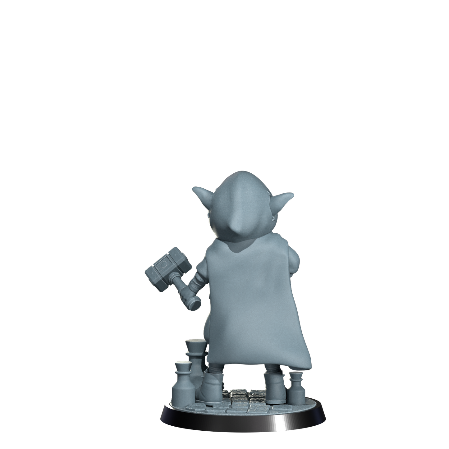 Nimbleton Cogspinner, Gnome Artificer | Dungeons and Damsels | Cosmondo | 28mm, 32mm, 75mm | Dungeons & Dragons | TTRPG | RPG | Resin