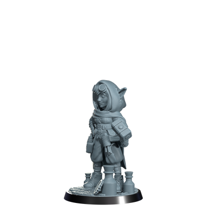 Nimbleton Cogspinner, Gnome Artificer | Dungeons and Damsels | Cosmondo | 28mm, 32mm, 75mm | Dungeons & Dragons | TTRPG | RPG | Resin