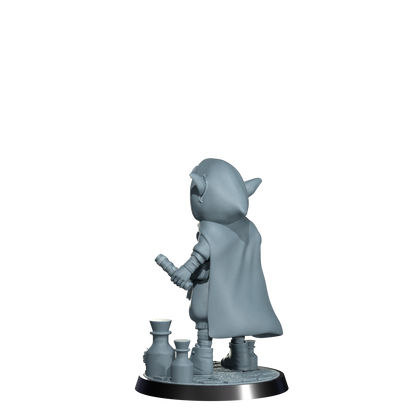 Nimbleton Cogspinner, Gnome Artificer | Dungeons and Damsels | Cosmondo | 28mm, 32mm, 75mm | Dungeons & Dragons | TTRPG | RPG | Resin