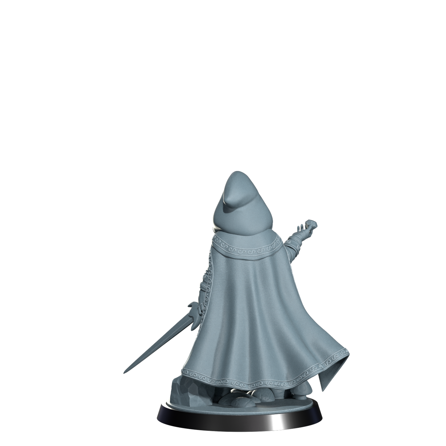 Ryn the Ghostwalker, Halfing Rogue | Dungeons and Damsels | Cosmondo | 28mm, 32mm, 75mm | Dungeons & Dragons | TTRPG | RPG | Resin
