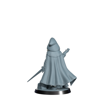 Ryn the Ghostwalker, Halfing Rogue | Dungeons and Damsels | Cosmondo | 28mm, 32mm, 75mm | Dungeons & Dragons | TTRPG | RPG | Resin