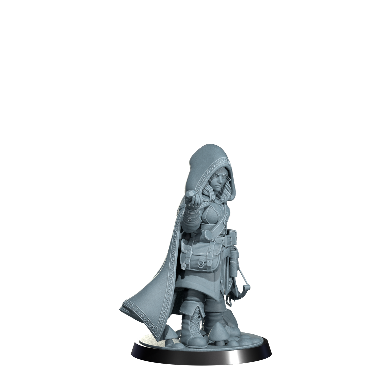 Ryn the Ghostwalker, Halfing Rogue | Dungeons and Damsels | Cosmondo | 28mm, 32mm, 75mm | Dungeons & Dragons | TTRPG | RPG | Resin
