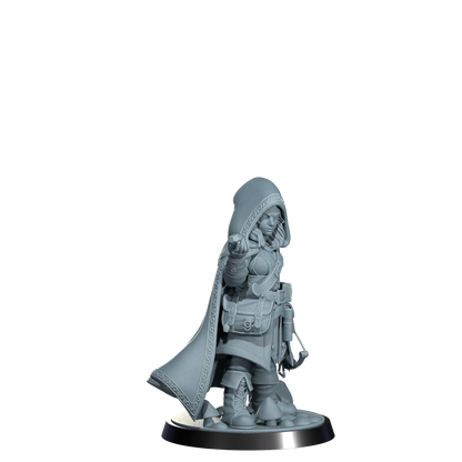 Ryn the Ghostwalker, Halfing Rogue | Dungeons and Damsels | Cosmondo | 28mm, 32mm, 75mm | Dungeons & Dragons | TTRPG | RPG | Resin