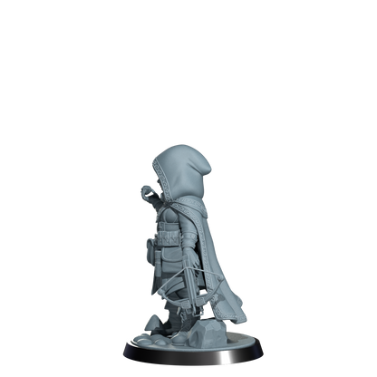 Ryn the Ghostwalker, Halfing Rogue | Dungeons and Damsels | Cosmondo | 28mm, 32mm, 75mm | Dungeons & Dragons | TTRPG | RPG | Resin