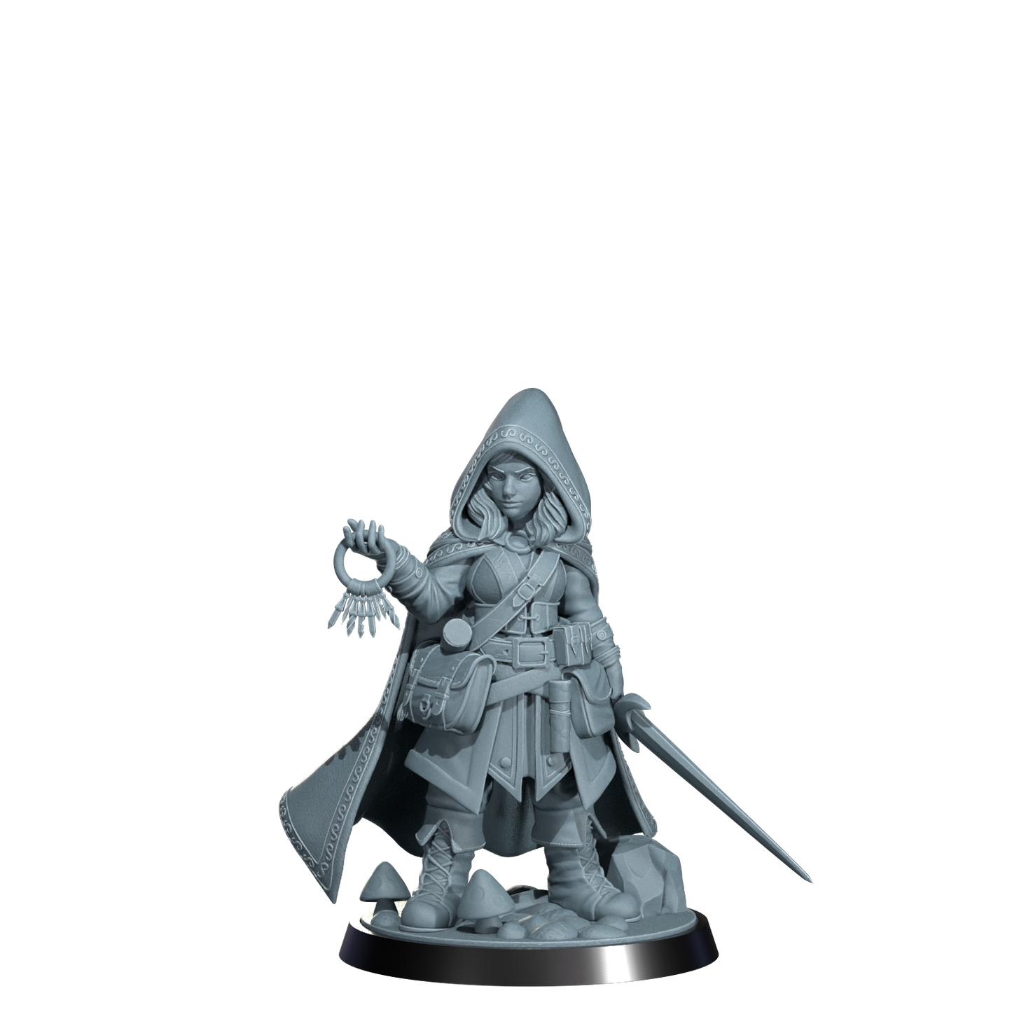 Ryn the Ghostwalker, Halfing Rogue | Dungeons and Damsels | Cosmondo | 28mm, 32mm, 75mm | Dungeons & Dragons | TTRPG | RPG | Resin