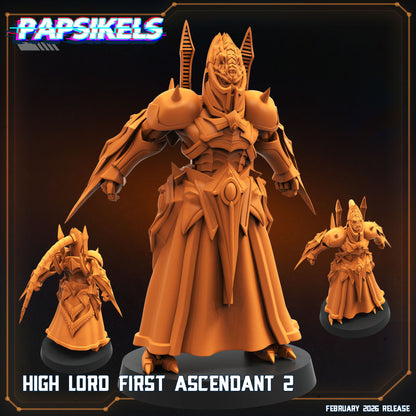 High Lord First Ascendant 2 Papsikels sci-fi alien commander resin miniature