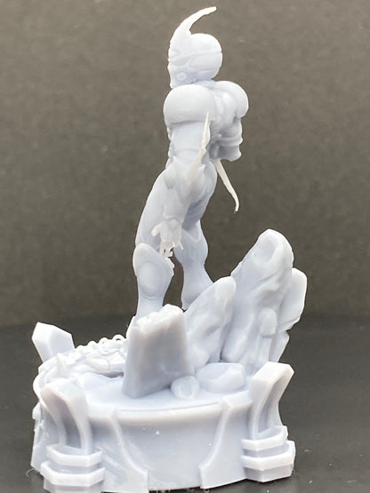 Cyberpunk, Bio Mechanical One Techno Organic Man 1 Guyver Miniature 32mm Figure - Papsikels RPG Gaming Model