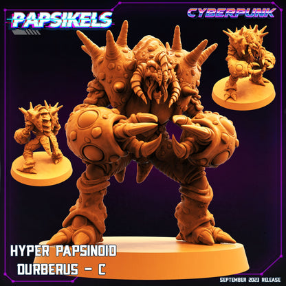 Cyberpunk Hyper Papsinoid Durberus Guyver Miniature - 32mm Scale RPG Figurine for Tabletop Gaming