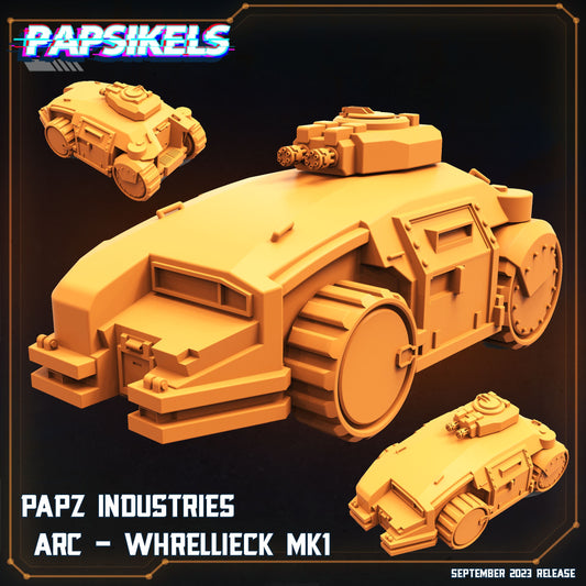 Cyberpunk Arc Whrellieck MK1 Miniature Figurine - Sculpted for RPG, Wargaming, TTRPG, Anime Enthusiasts