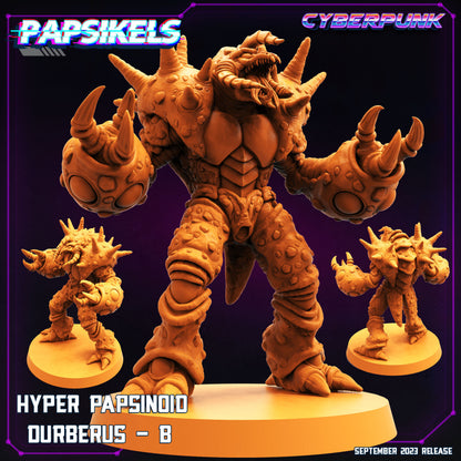 Cyberpunk Hyper Papsinoid Durberus Guyver Miniature - 32mm Scale RPG Figurine for Tabletop Gaming