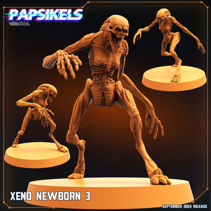 Xenomorph Newborn Miniature: 32mm Alien Figure for RPG, TTRPG, and Colonial Marines Tabletop Games