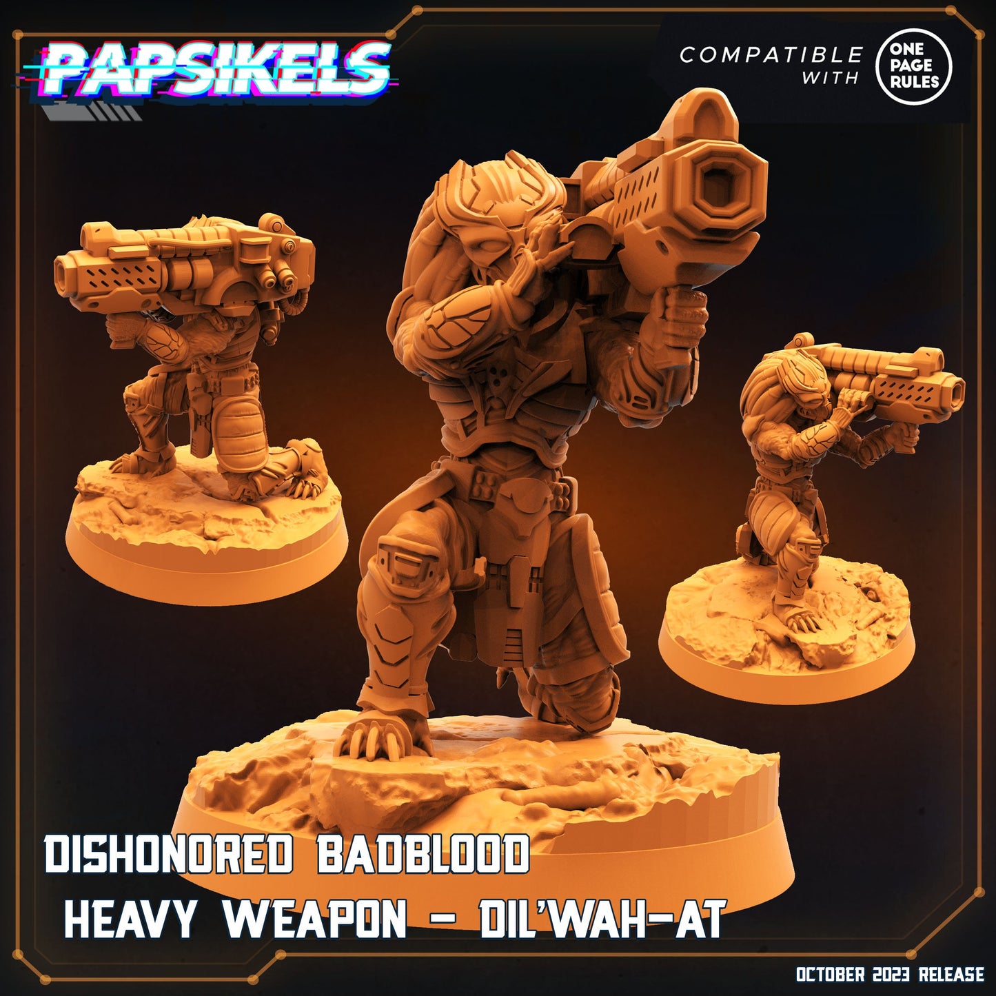 Skull Hunters Army: Dishonoured Badbloods Miniatures for One Page Rules Tabletop Gaming (32mm)