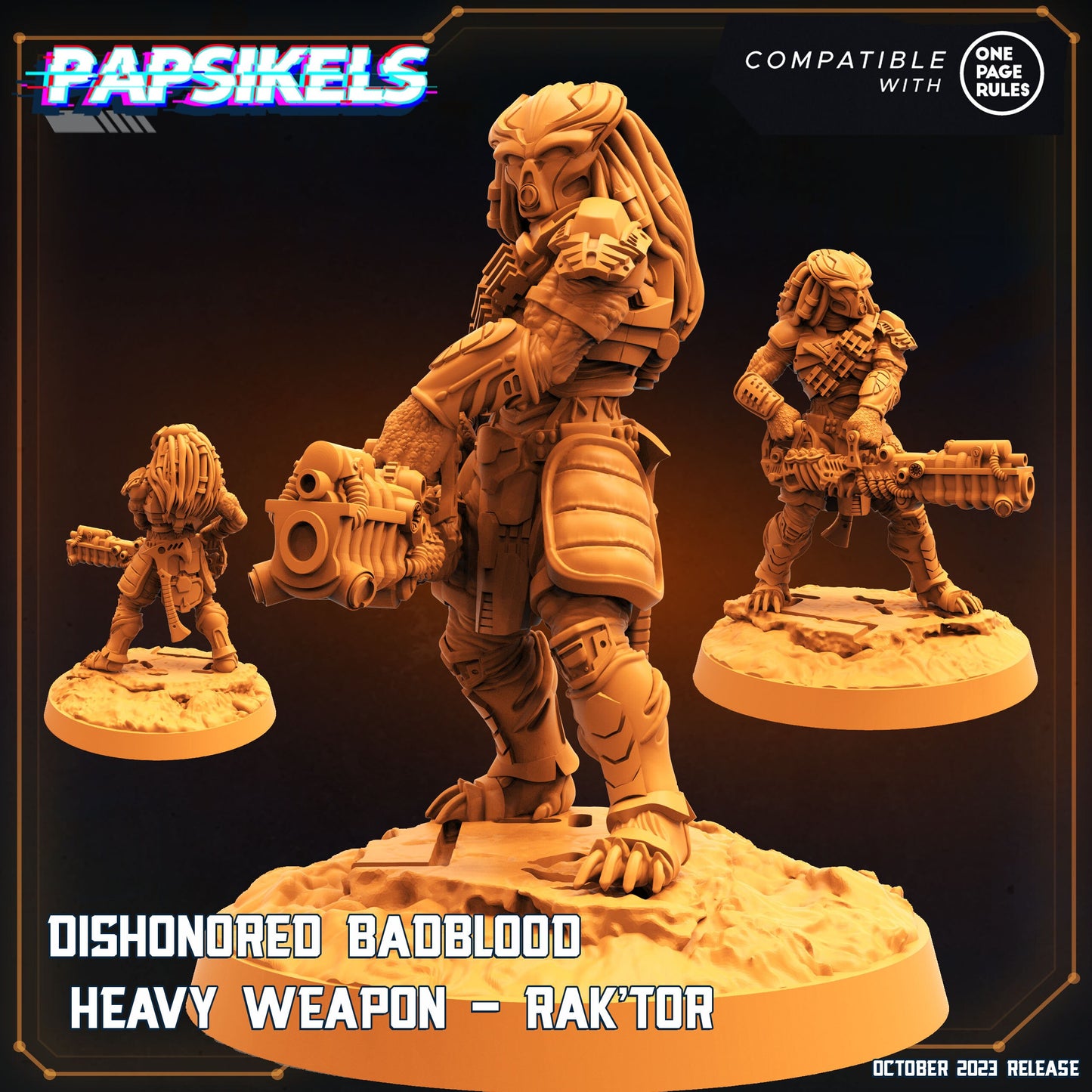 Skull Hunters Army: Dishonoured Badbloods Miniatures for One Page Rules Tabletop Gaming (32mm)