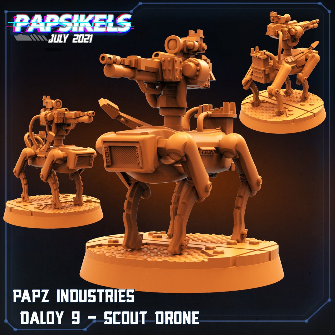Alien vs Human Team Valkyrie 32mm Miniatures - Skull Hunters for RPG, TTRPG, Colonial Marines Battles