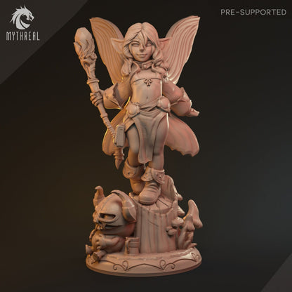 Hala - Pinup - Mysterious Witchcraft of Lionila Kickstarter | Mythreal Games | 75mm