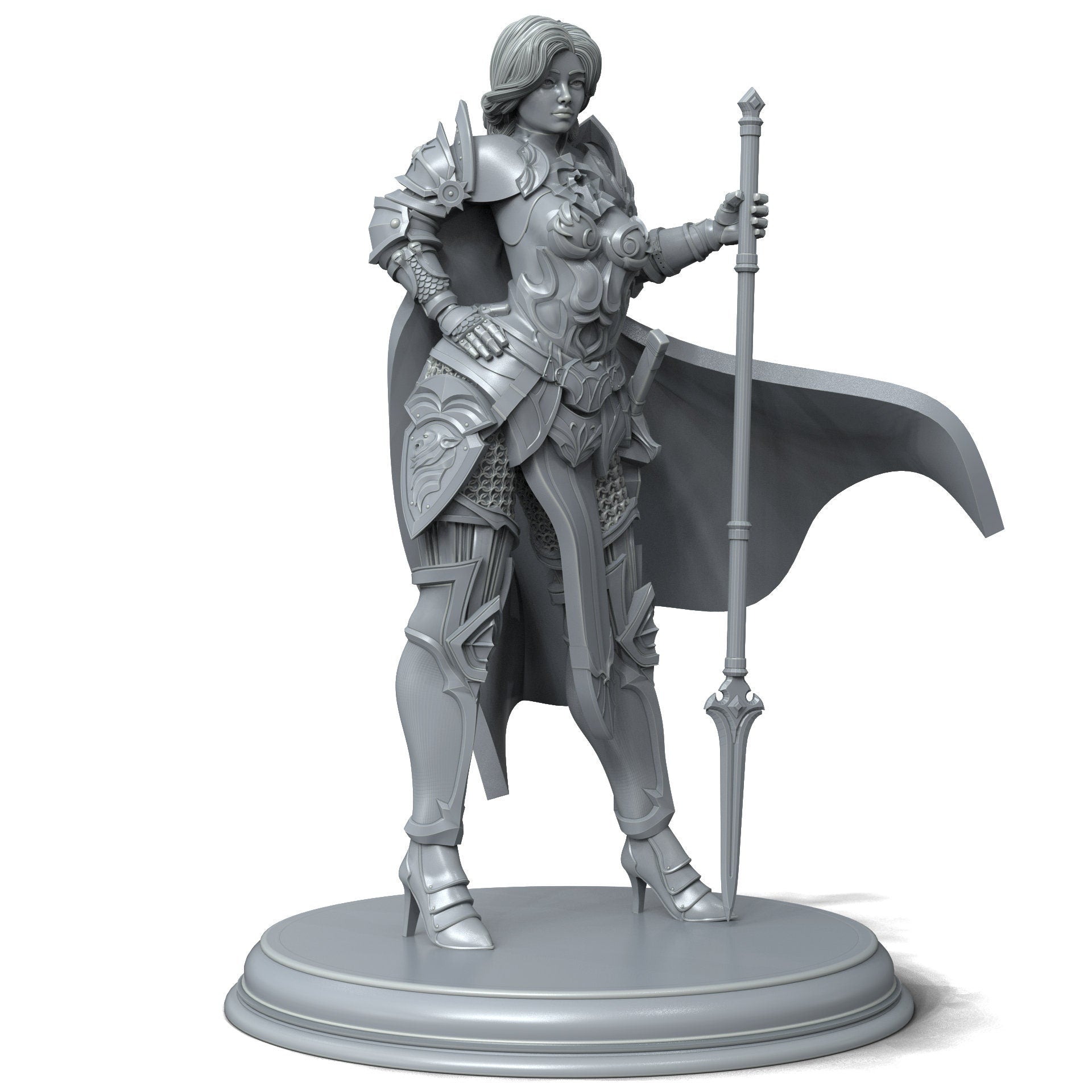 Tiana Paladin of Justice Kickstarter | FireForge Studios | 32mm or 75mm