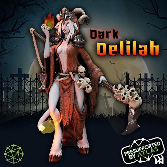 Dark Delilah - Faun of the Forest / Druid | Halloween with Atlas | Atlas 3DSS | Dungeons and Dragons | DnD | Pathfinder | TTRPG
