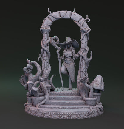 Alana - Pinup - Mysterious Witchcraft of Lionila Kickstarter | Mythreal Games | 32mm or 75mm
