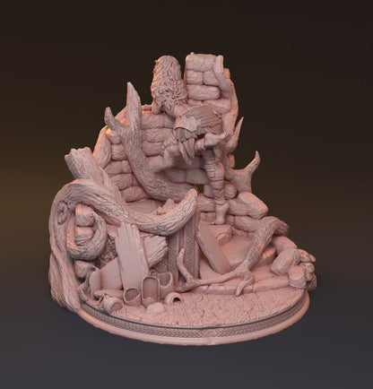 Halabet- Pinup - Wild legacies of Asherton Kickstarter | Mythreal Games | 32mm or 75mm