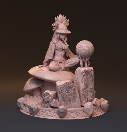 Muriel - Pinup - Wild legacies of Asherton Kickstarter | Mythreal Games | 32mm or 75mm