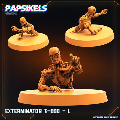 E-800 Cyborg Exterminator Miniature: 32mm Sci-Fi Figure for Tabletop Wargaming & Roleplaying Games