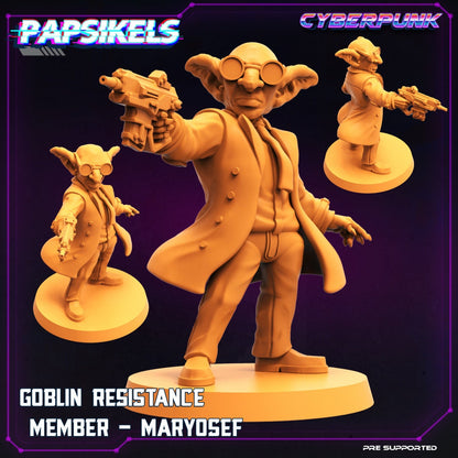 Matrix Goblins Set: Cyberpunk Virtual World 32mm Miniatures for RPG and TTRPG Gaming by Papsikels