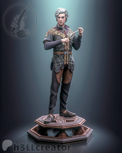 Asterion from Baldur's Gate 3 (fan art) | Full Model or Bust | Miniature scale 1:12 | h3LL Creator | DIY Model Kit
