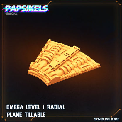 Omega Eradicator & Modules: 32mm Sci-Fi Resin Miniatures for Tabletop RPG - Papsikels Aliens vs Humans