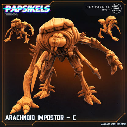 Arachnoid Impostors Dropship Troopers: 32mm Sci-Fi Miniatures for Tabletop Gaming & Painting