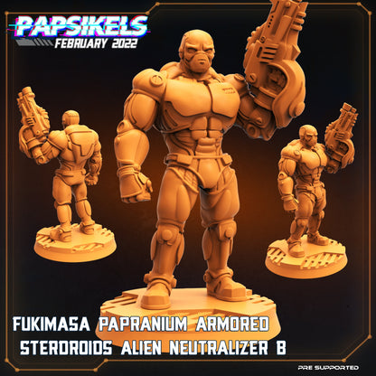Futuristic Alien Neutralizer Miniature - 32mm Resin Sterdroid for Tabletop RPG & Sci-Fi Gaming