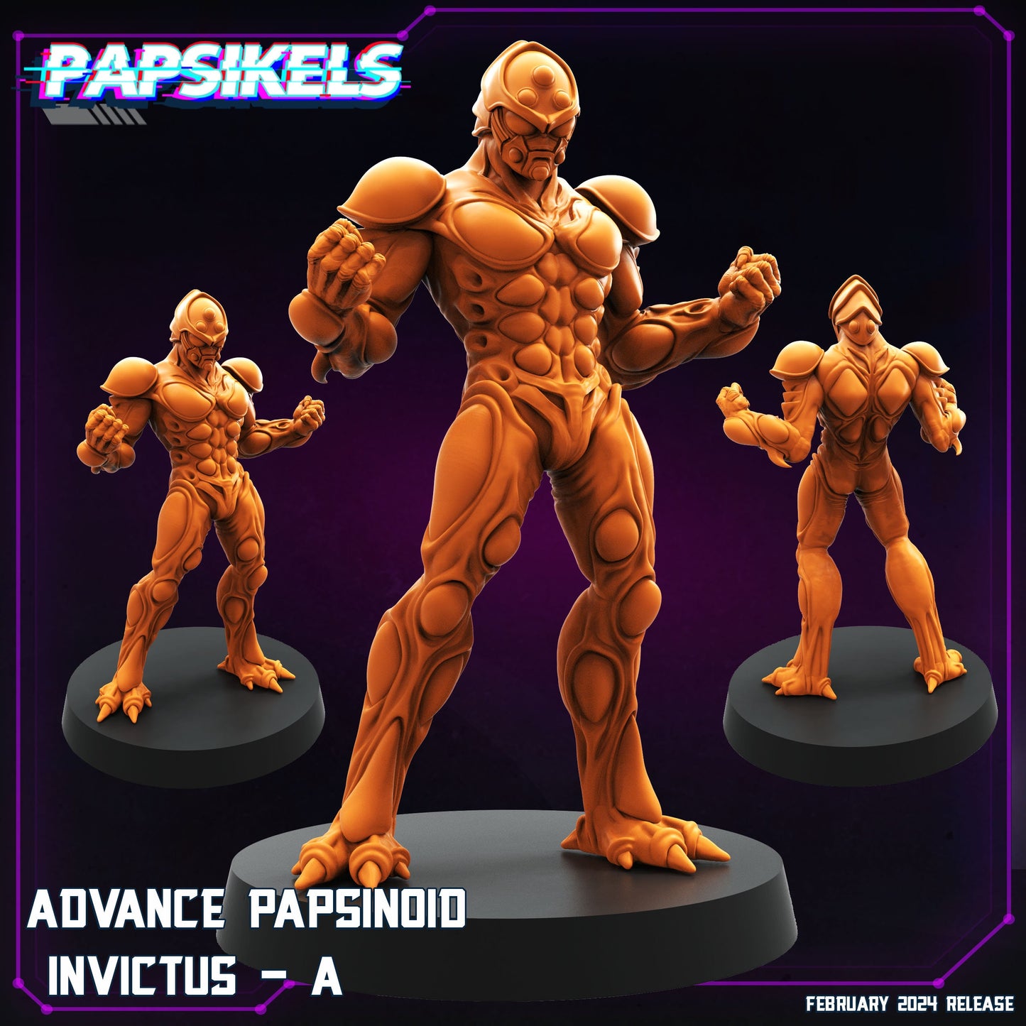 Cyberpunk, Advance Papsilord Invictus (Guyver), Papsikels, 32mm Mini