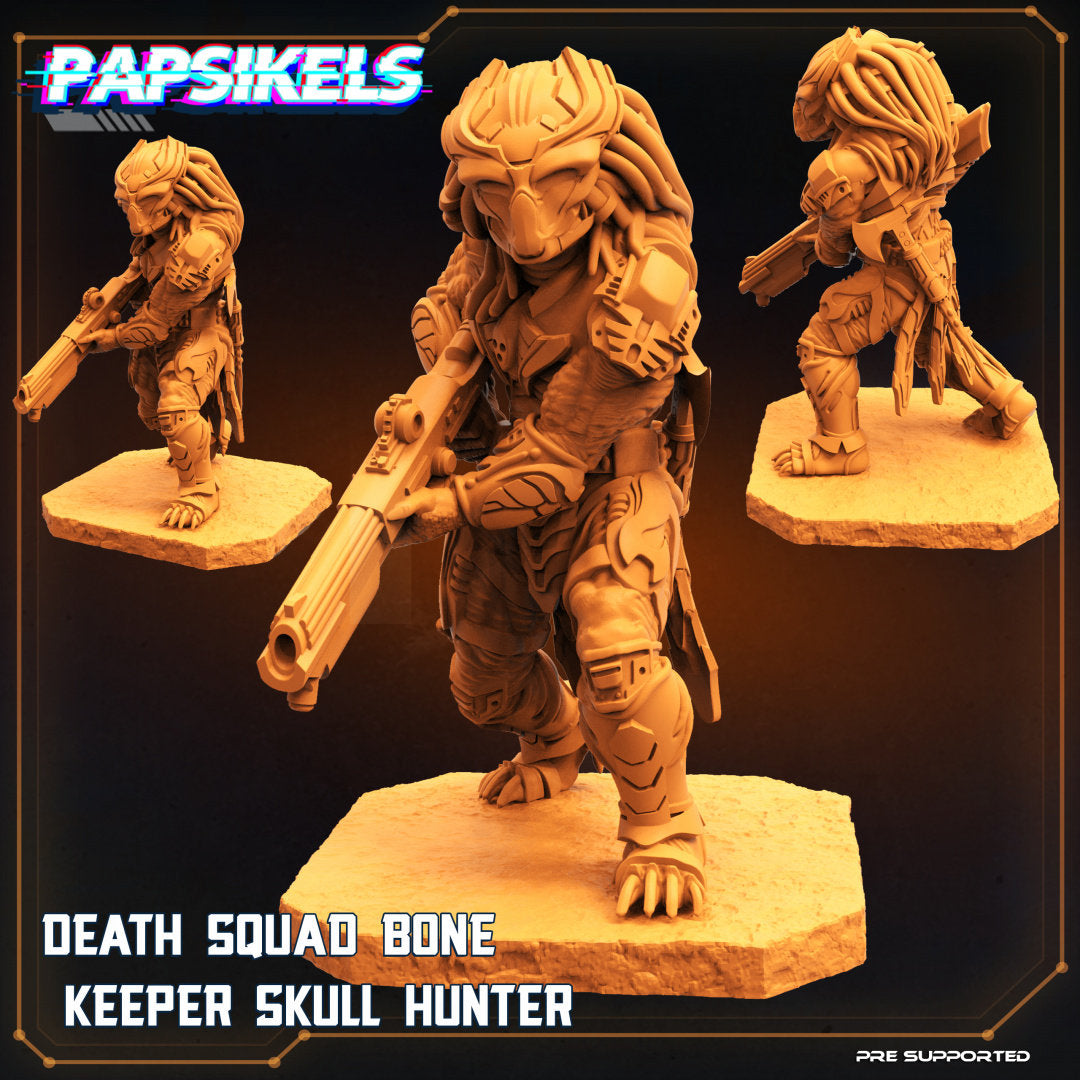 Skull Hunters Death Squad, Papsikels, Resin - Tabletop miniature - 32mm