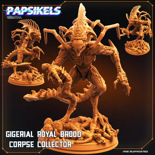 Xenomorph Gigerian Royal Brood Corpse Collector, Papsikels Miniature, 32mm