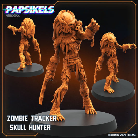 Skull Hunters | Zombie Tracker Skull Hunter | 8 Days of February | Papsikels, Resin Miniature - Tabletop - Fantasy Miniature - 32mm