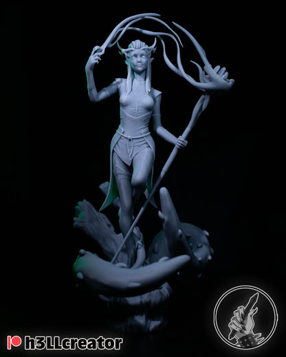 Keyleth Miniature DIY Model Kit - Critical Role Fan Art, 1:15 Scale, Legends of Vox Machina