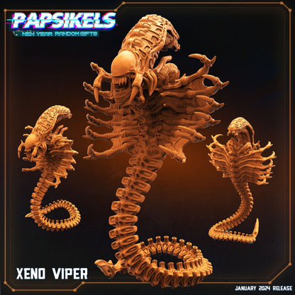 Xenowars Xenomorph Viper Miniature: 32mm Scale Alien Creature for RPG, TTRPG, and Tabletop Gaming
