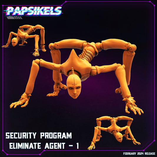 Cyberpunk, Security Program Eliminate Agents - Blame Anime, Papsikels, 32mm Mini
