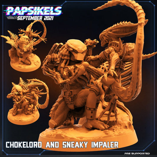 Skull Hunters - Sergio Lo Clan - Choke Apprentices, Papsikels, Resin - Tabletop miniature - 32mm