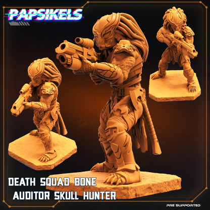 Skull Hunters Death Squad, Papsikels, Resin - Tabletop miniature - 32mm