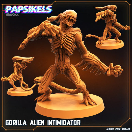 Xenomorph Gorilla Aliens, Papsikels Miniature, 32mm