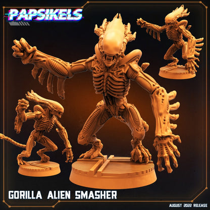 Xenomorph Gorilla Aliens, Papsikels Miniature, 32mm