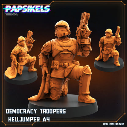 Helljumpers, Democracy Troopers, Papsikels, 32mm Mini
