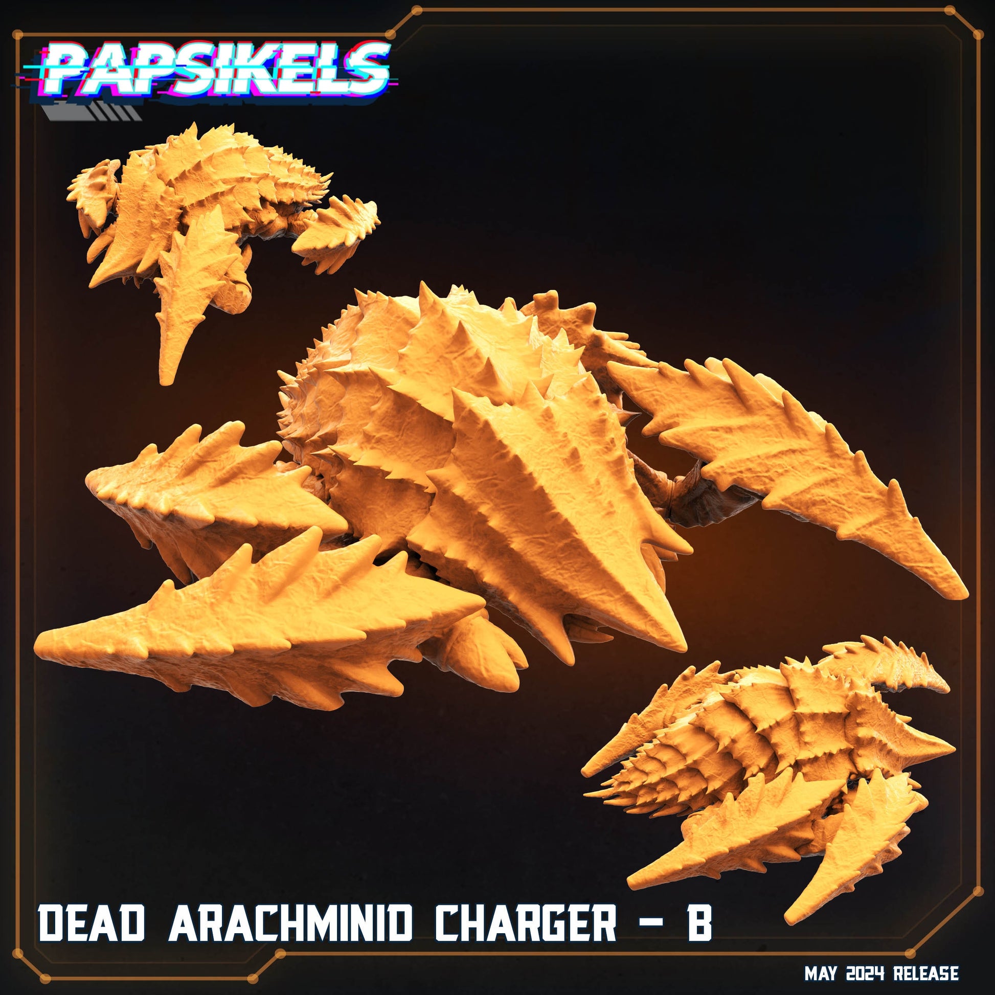 Arachminid Charger | Papsikels | 32mm Miniature