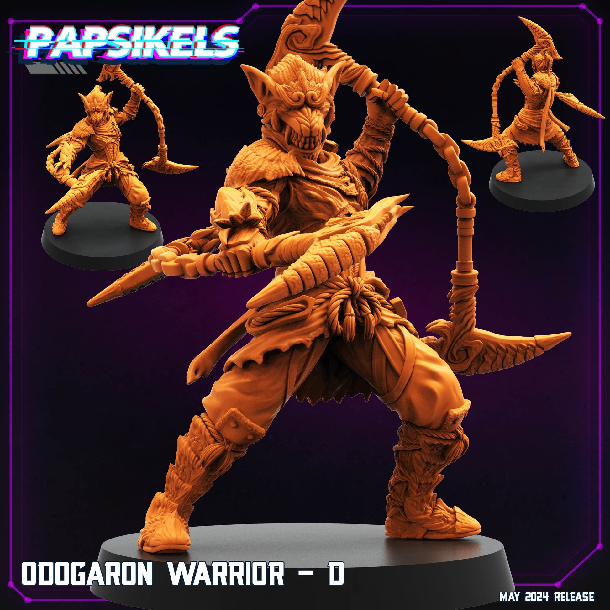 Cyberpunk, Odogaron Warriors - Anime, Papsikels, 32mm Mini