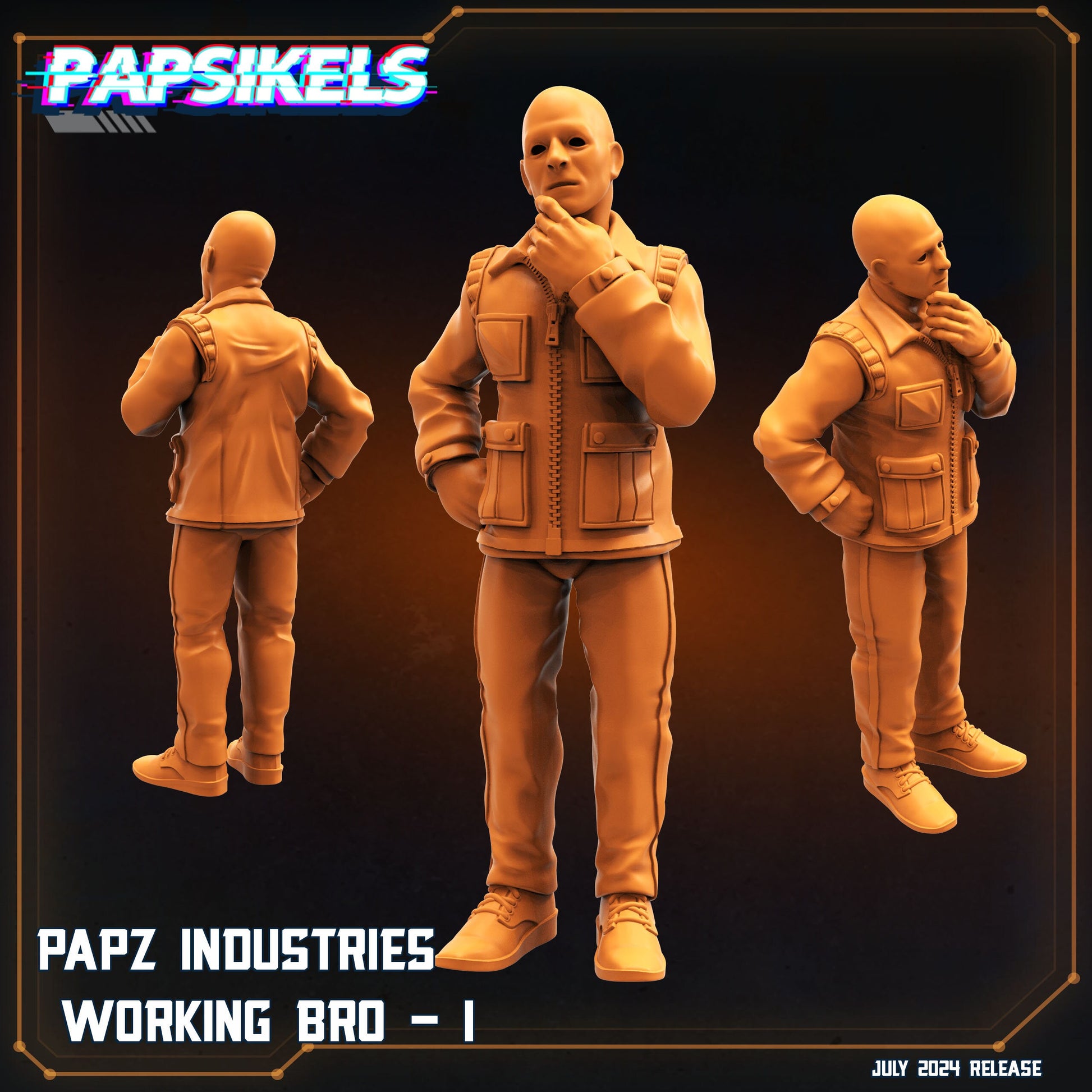 Aliens Vs Humans, Working Bros Set 2 / Working Joes , Papsikels, 32mm Mini