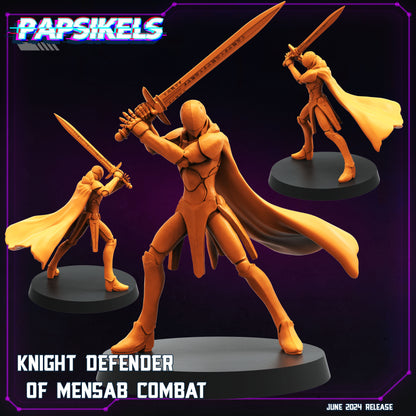 Cyberpunk, Knight Defender of Mensab - Anime, Papsikels, 32mm or 75mm Mini