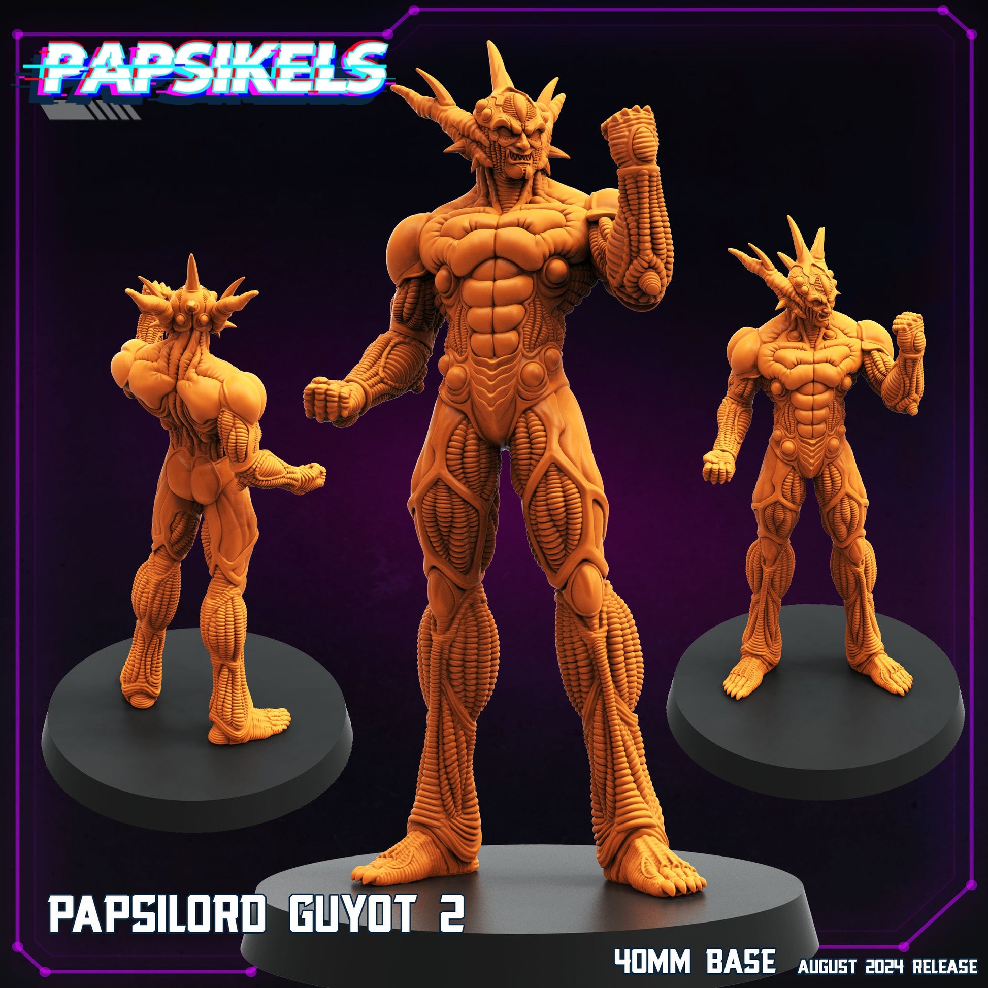 Cyberpunk, Papsilord Guyot (Guyver), Papsikels, 32mm Mini