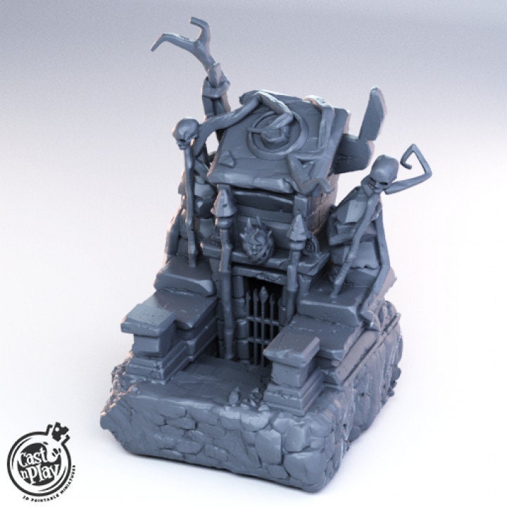 Shadow's Gate | Shadows Reborn | July 2019 | 32mm Scale | CastNPlay | Dungeons and Dragons | TTRPG | Resin Miniatures